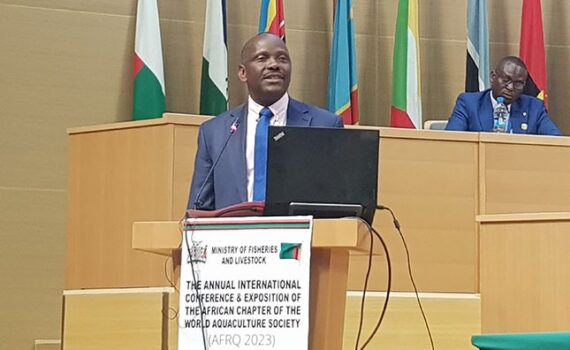 Minister of Fisheries and Livestock, Zambia (Hon. Makozo Chikote) graced the Opening of AFRAQ23. The event was attended by nearly 1200 participants at the majestic Mulungushi International Convention Centre, Lusaka