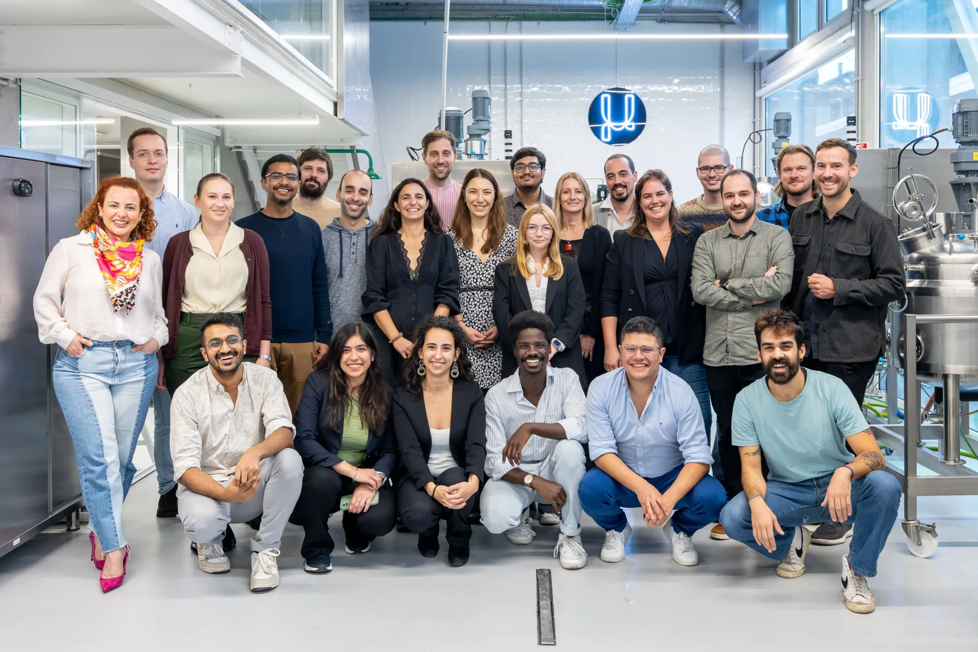 MicroHarvest Team at their Lisbon Pilot Plant.