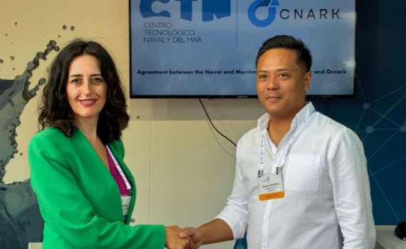 Noelia Ortega (CTN) and Edward Capapas (OCNARK)