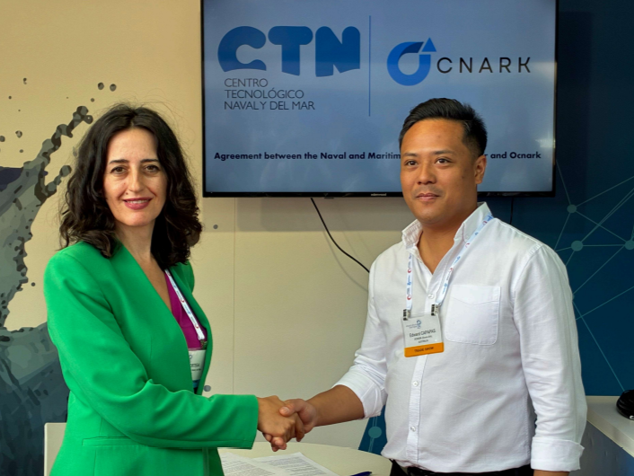 Noelia Ortega (CTN) and Edward Capapas (OCNARK)