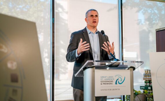 David Naftzger, Executive Director of the Great Lakes St. Lawrence Governors & Premiers.
