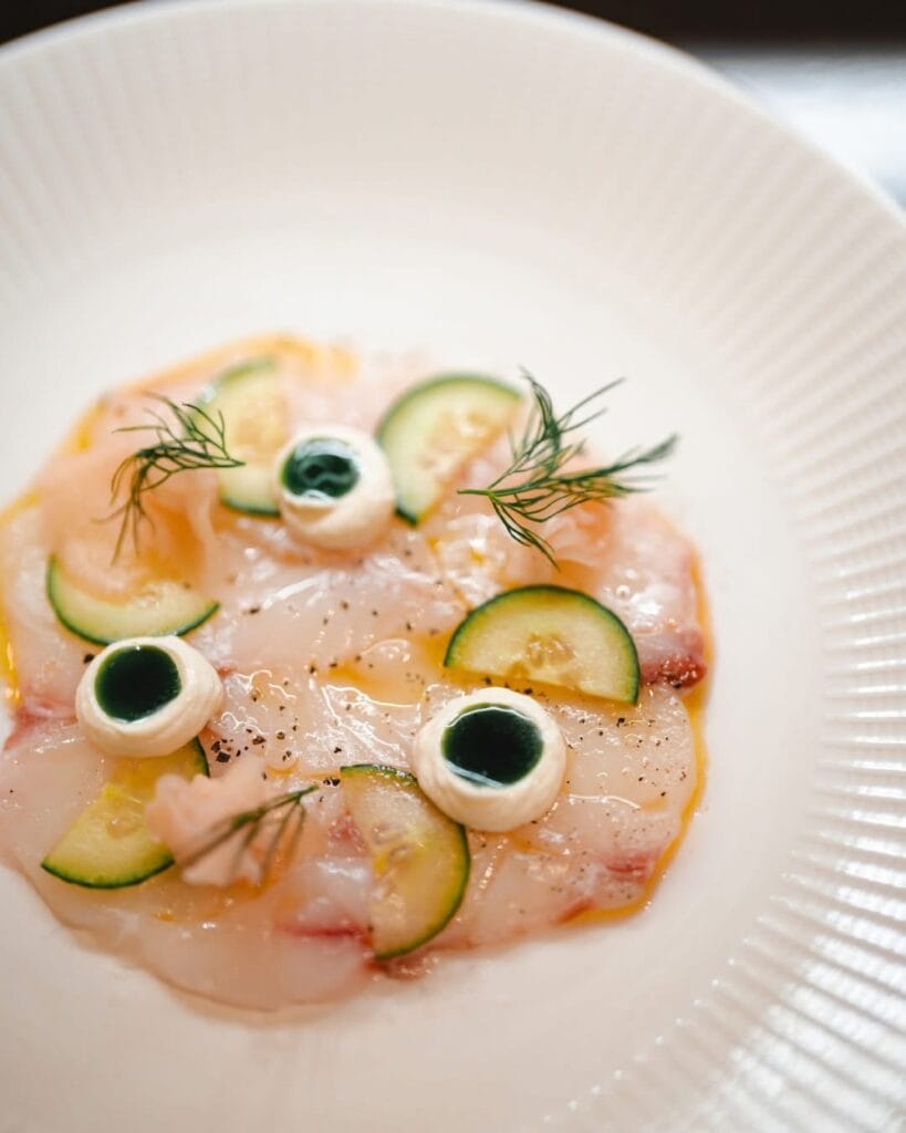 Yellow Tail Kingfish Ceviche.