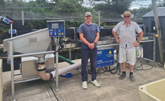 Jack and Mark Heaven with Ace Aquatec’s Humane Stunner Universal A-HSU®