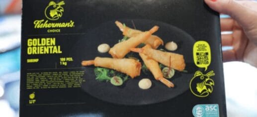 New ASC on-pack label featured in Fisherman’s Choice product.