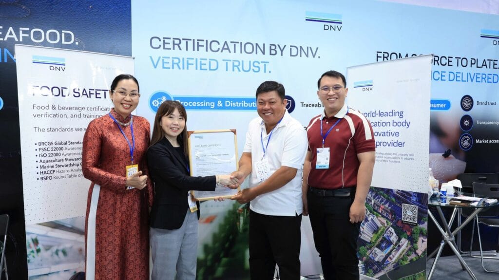 DNV Certifies HTX Thanh Dat to the ASC Farm Standard, Supporting Responsible Shrimp Aquaculture in Vietnam