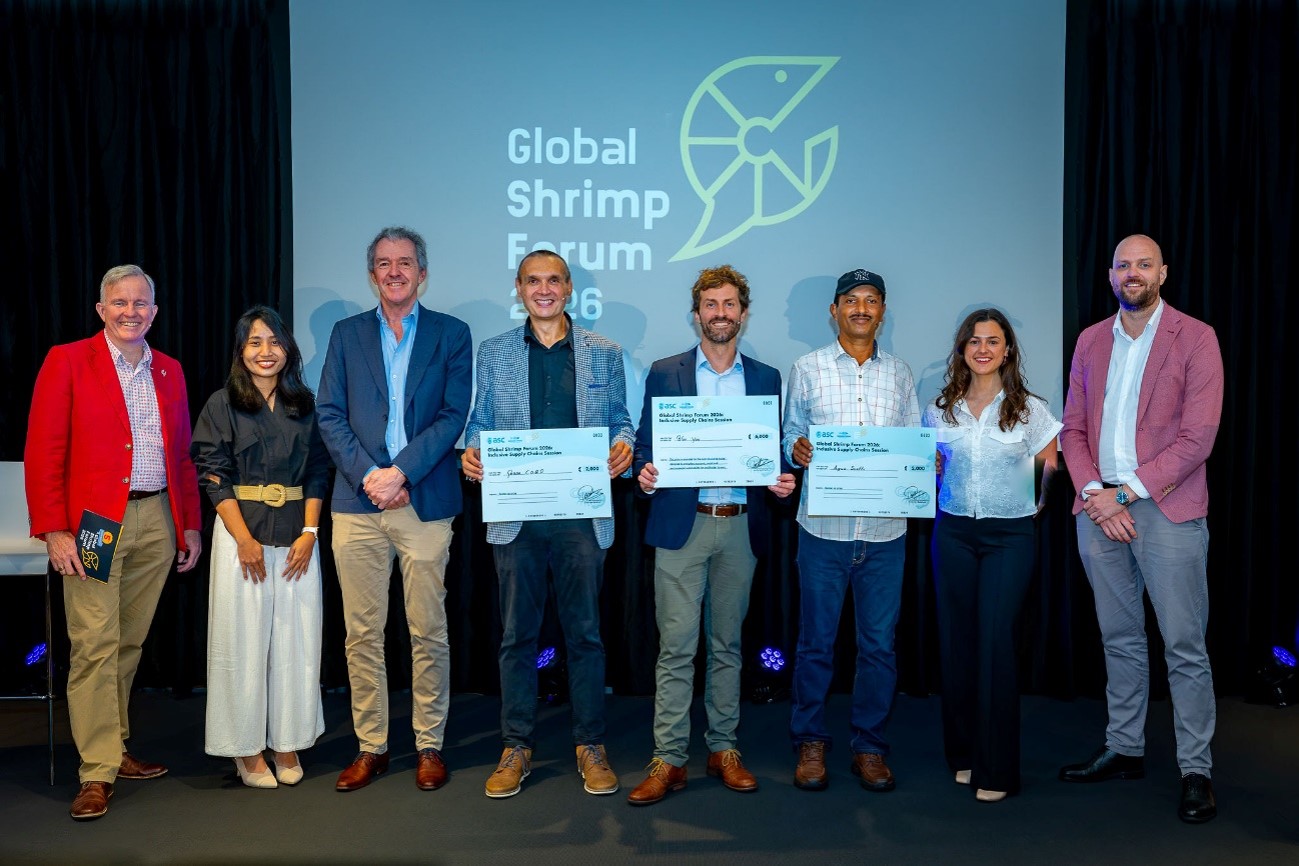 Roy van Daatselaar (far right) with the winners and runners up.